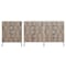 Manhattan Comfort 2-Piece DUMBO  5-Drawer Tall Dresser and DUMBO 10-Drawer Double Tall Dresser in White and Grey 2-DB04-WG - alternate 8